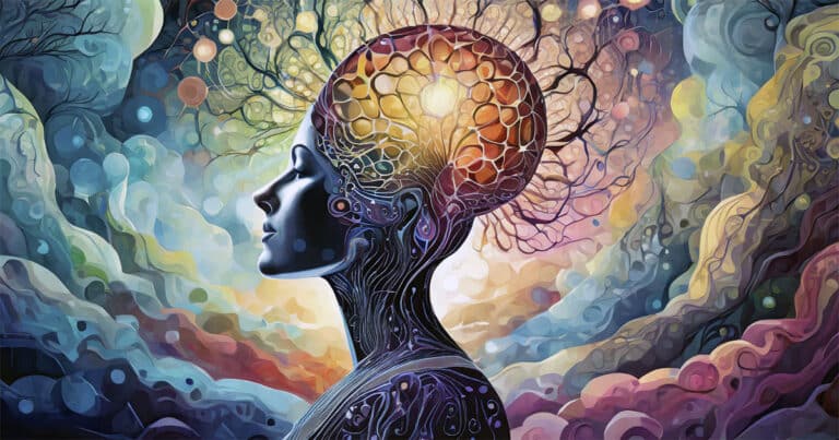 Psychology studies abstract brain concept